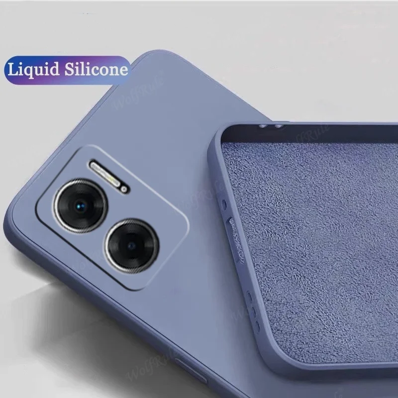 For Cover Xiaomi Redmi 10 5G Case For Redmi 10 5G Capas New Shockproof Silicone Liquid Back TPU Soft Case For Redmi 10 5G Fundas