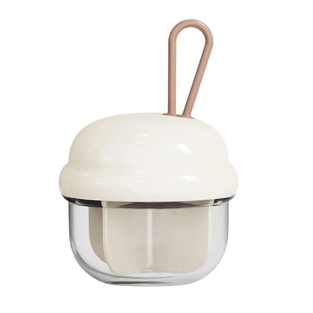6.2*6.2*9.2cm Compact Medication Box Anti Mixing Design Pill Container Compact Medicine Container Anti-Mixing Pill Container