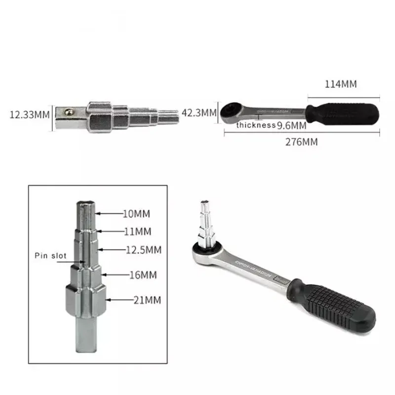 Imagem -03 - Universal Chave Inglesa do Radiador Durável Suprimentos Domésticos Radiador Aço Carbono Chave de Catraca 1021 mm Ferramenta de Mão