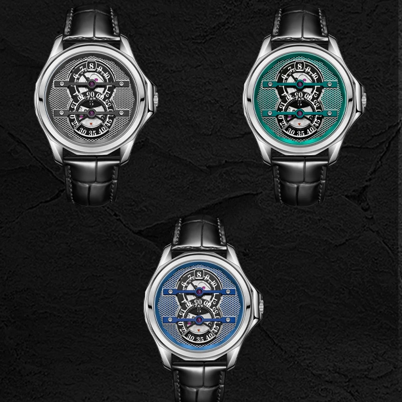 OBLVLO Original Brand Automatic Mechanical Watches Luminous Sport Men Watches Sapphire Glass Waterpoor 50M Clock