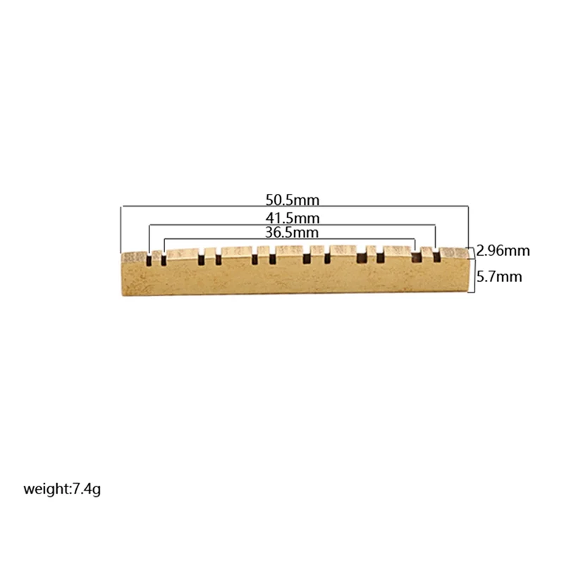 A51Q-النحاس مشقوق 12-سلسلة الغيتار الجوز الصوتية الغيتار المكسرات لملحقات الغيتار الصوتية
