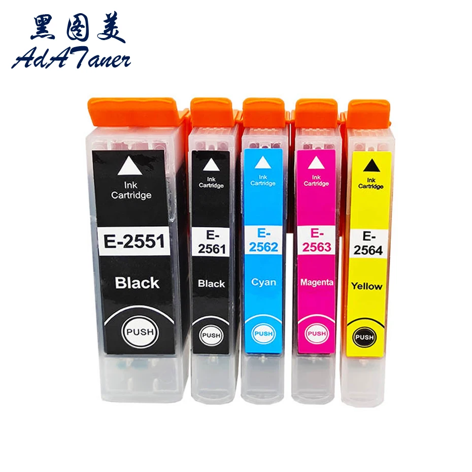 T2551 T2561 T 2551 Premium Color Compatible InkJet Ink Cartridge For Epson XP 601 621 701 721 801 821 7101 XP601 XP621 Printer