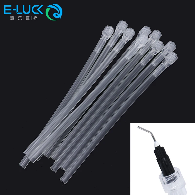 Dental Aspirator Tips Disposable Saliva Ejector Aspirator Suction Pre-Bent Syring Needle Tip Dentistry Instrument