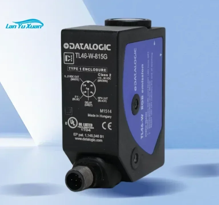 Оригинальный Datalogic Color Sensor Оптоэлектронная этикетировочная машина Электромеханический глазок для машин для изготовления сумок TL46-W-815G