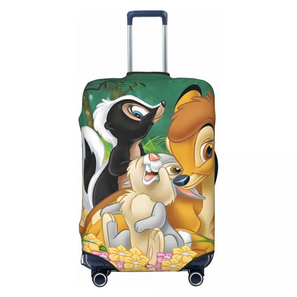 

Custom Cartoon Bambi Luggage Cover Funny Classical Suitcase Protector Covers Suit For 18-32 inch