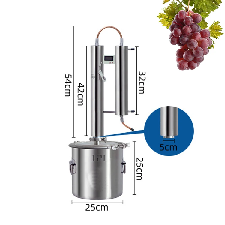 Professional home alcohol distiller distillation equipment home alcohol wine home distiller