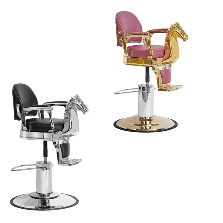 xx- ChairTop Selling Cartoon Barber Chair Baby Hair Salon Chair Super Quality Cute Trojans Comfort Barber Ch* 4