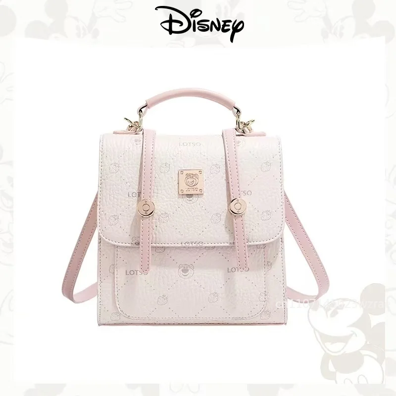 

Disney Strawberry Bear New Fashion Backpack High Quality Fashion Women's Backpack Cartoon Luxury Brand Fashion Women's Bag