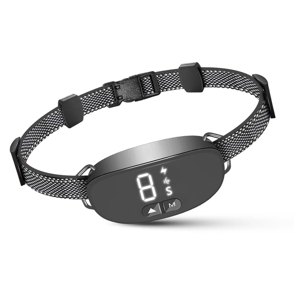 

Dog Bark Collar,Rechargeable IP67 Waterproof Smart Bark Collar,High-sensitivity Prevent Misjudgment Anti Barking Training Collar