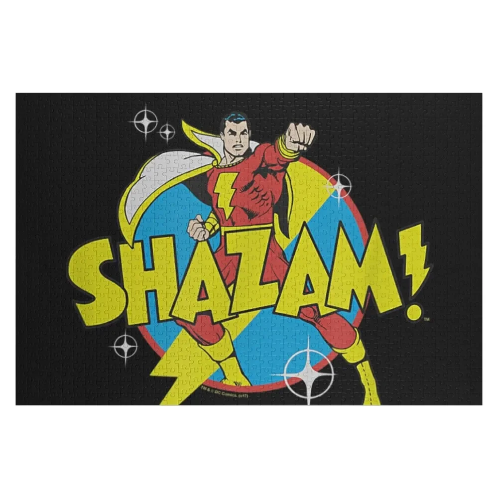 

Shazaam Power Bolt Jigsaw Puzzle Custom Wooden Name Anime Puzzle