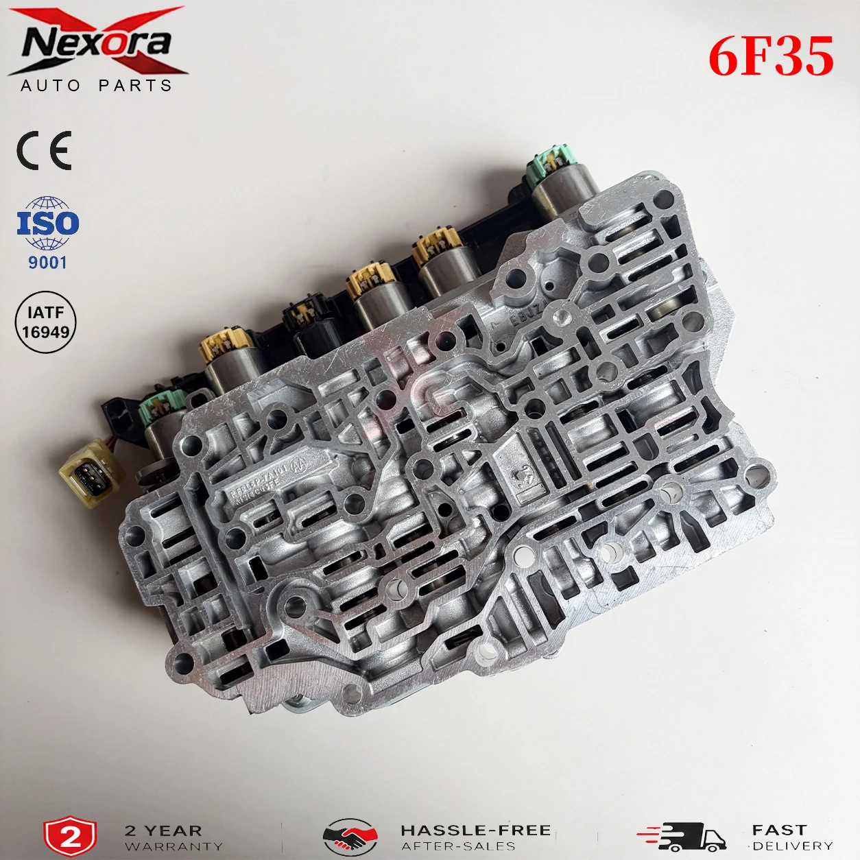 6F35 6F15 Transmission Valve Body With colored Solenoids Terminal Block For Ford Edge Escape Explorer Fusion 1.5/2.0L 2014-UP