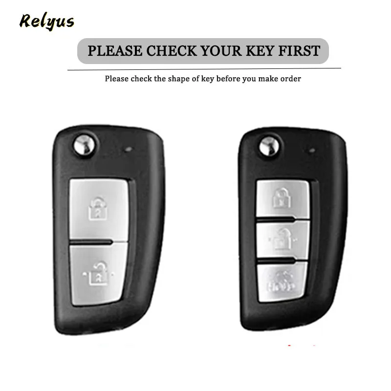 TPU Car Folding Key Cover Case  For Nissan Qashqai J11 X-trail Trail Murano MAXIMA ALTIMA Juke Micra Tiida Pulsar Ceed Cerato