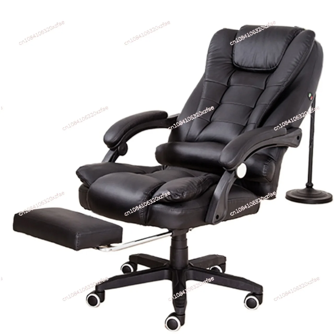 

Ergonomic computer gaming chair Internet cafe home reclining chair with footstool office boss chair