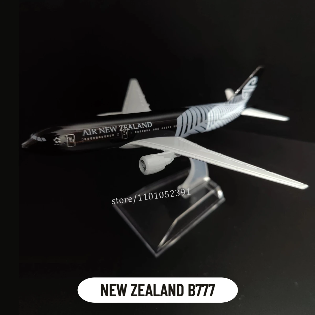 Scale 1:400 Metal Aircraft Replica New Zealand Airlines B777 Plane Boeing Airbus Aviation Model Diecast Miniature Collection Toy