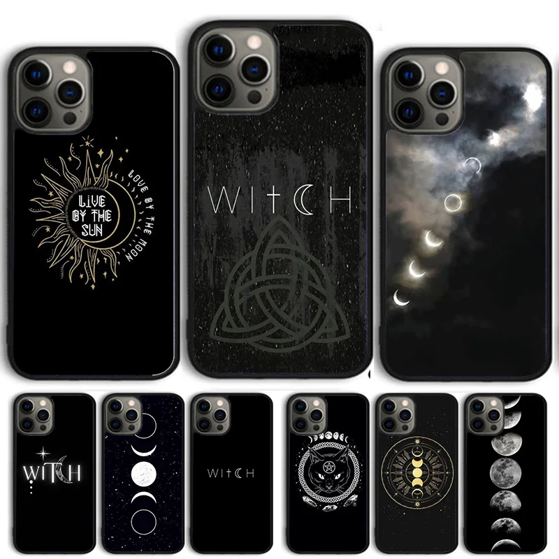 Witchcraft Witch Moon Phone Case For iPhone 1SE2020 6s 7 8 plus 11 12 13 Pro Max Coque