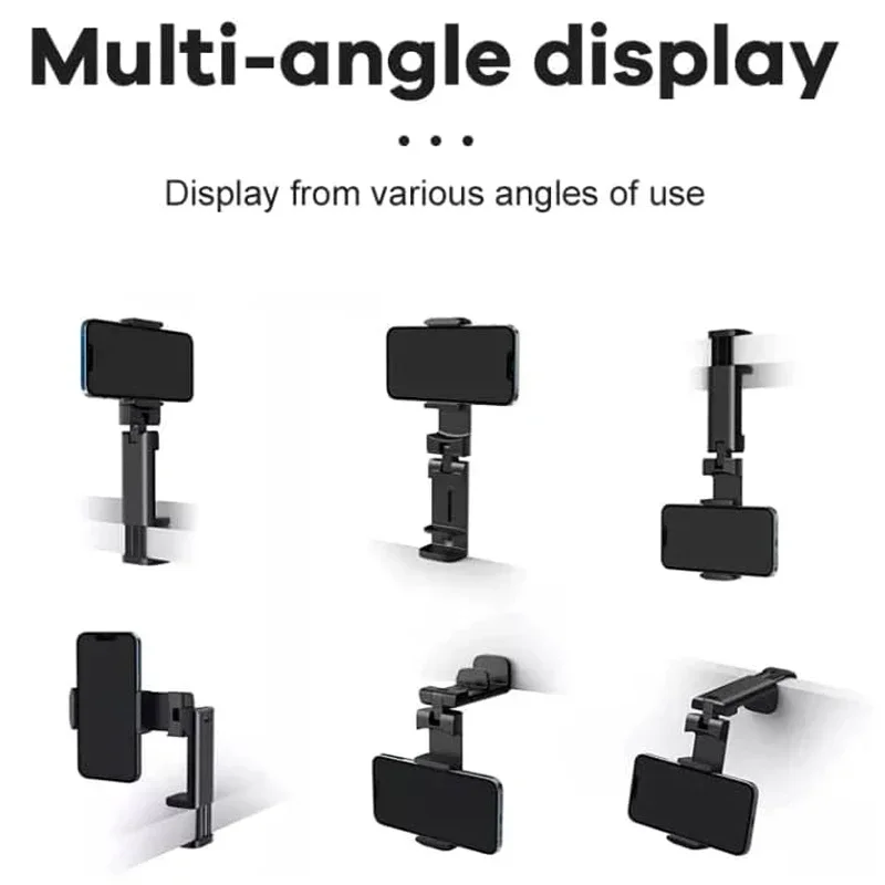 Airplane Phone Holder Clip Portable Travel Train Seat Phones Stand Desk Foldable Support For iPhone Samsung Google Mi Holders