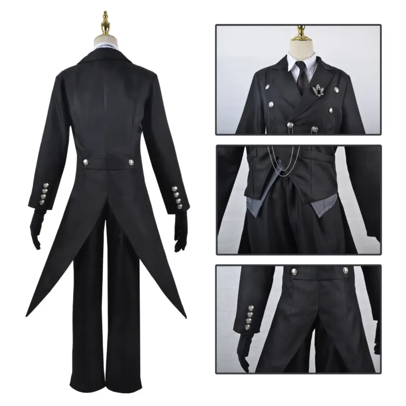Black Deacon COSPLAY costume complete tuxedo dress
