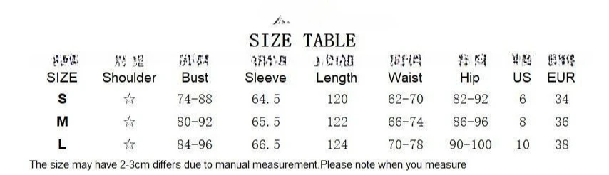 2025 Vestido midi feminino com babados em bloco de cores e design moderno com ajuste bodycon, mangas largas, perfeito para um visual atrevido