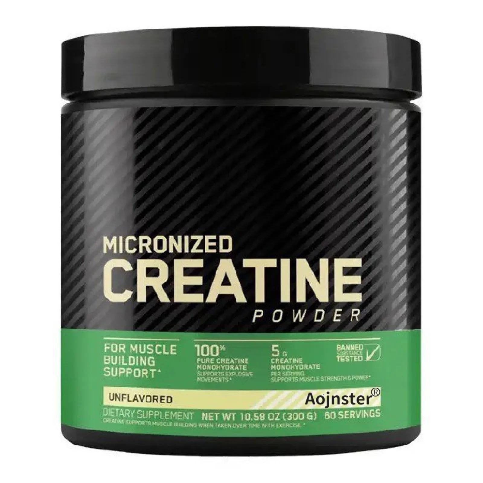 Unflavored 60 Servings,Pure Creatine Powder,Daily Sports Nutritional Dietary Supplement for Workout Body Wellness Support