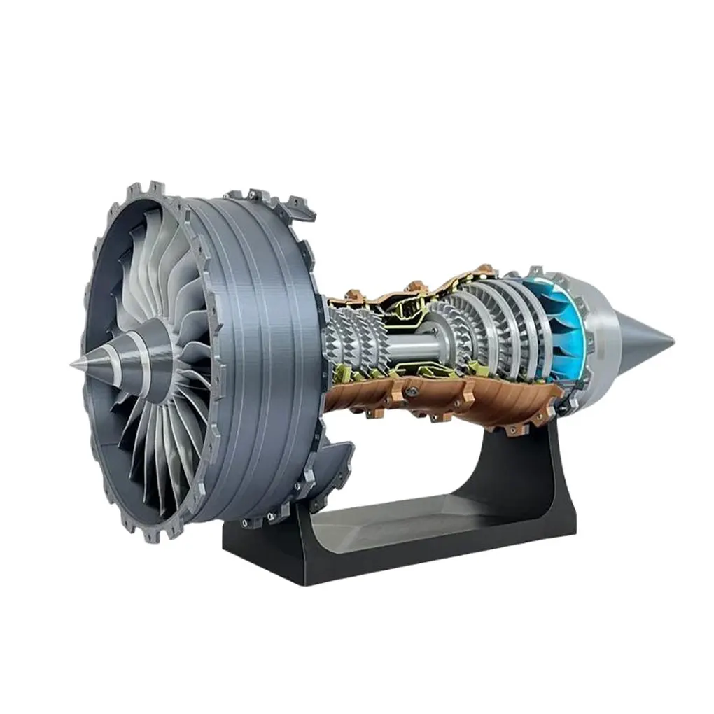 TR900 Turbofan Engine Model Gift For Aviation Enthusiasts Aircraft Engine Printing Toy 3D Realistic