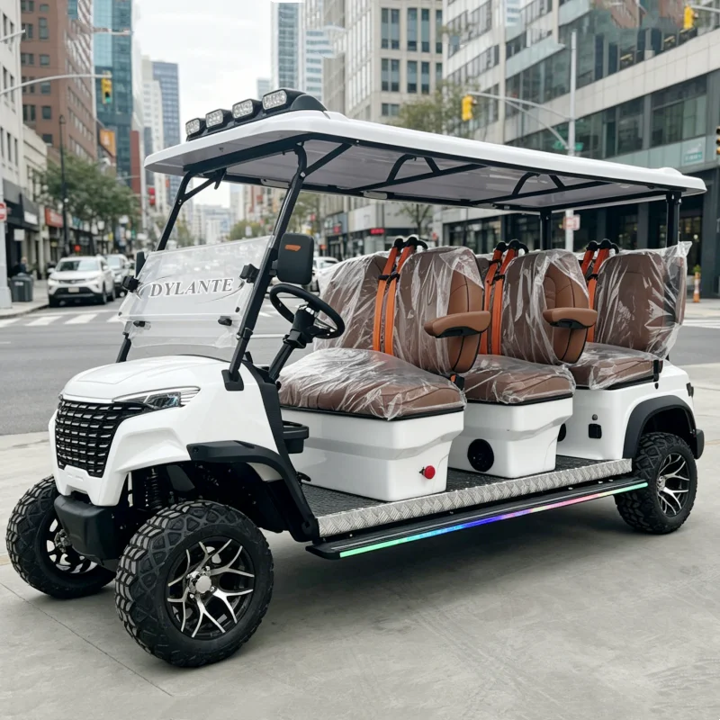 

CE Certified Powered Off Road Golf Cart Electric Golf Cart 48V 2 4 6 Seater Lifted Utility Sightseeing Blue Electric Golf Carts