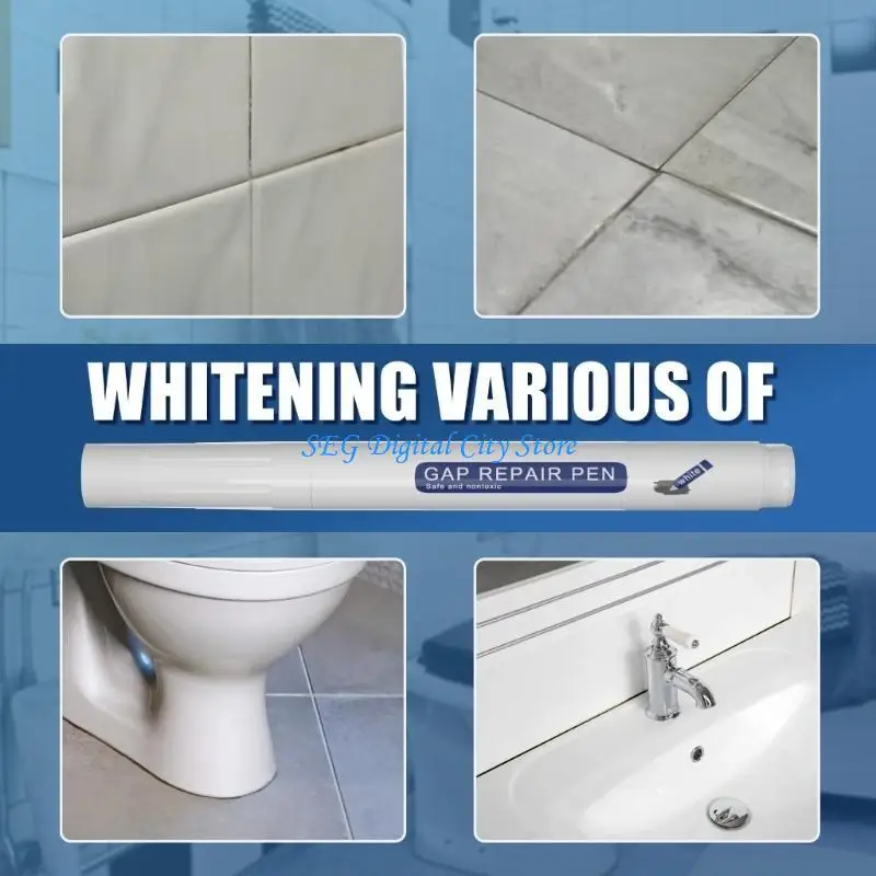 

U75B Водонепроницаемая ручка для затирки стен, маркер для украшения зазоров, ручка для ремонта настенной плитки, ручка для для