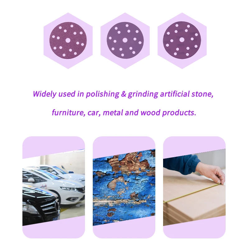 6 Inch 15 Holes Hook and Loop Sanding Paper Kit 90 Pcs 40-800 Grits Assorted Professional Sandpaper for Random Orbital Sander