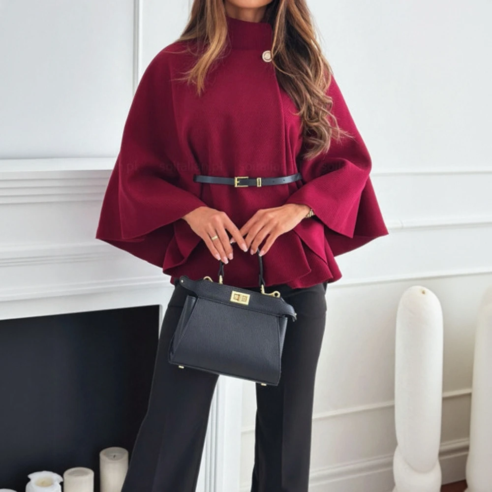 

Casual Woolen Coat Unisex Stylish Outerwear for Autumn Winter Season No Decoration Simple Design Fashionable Trend