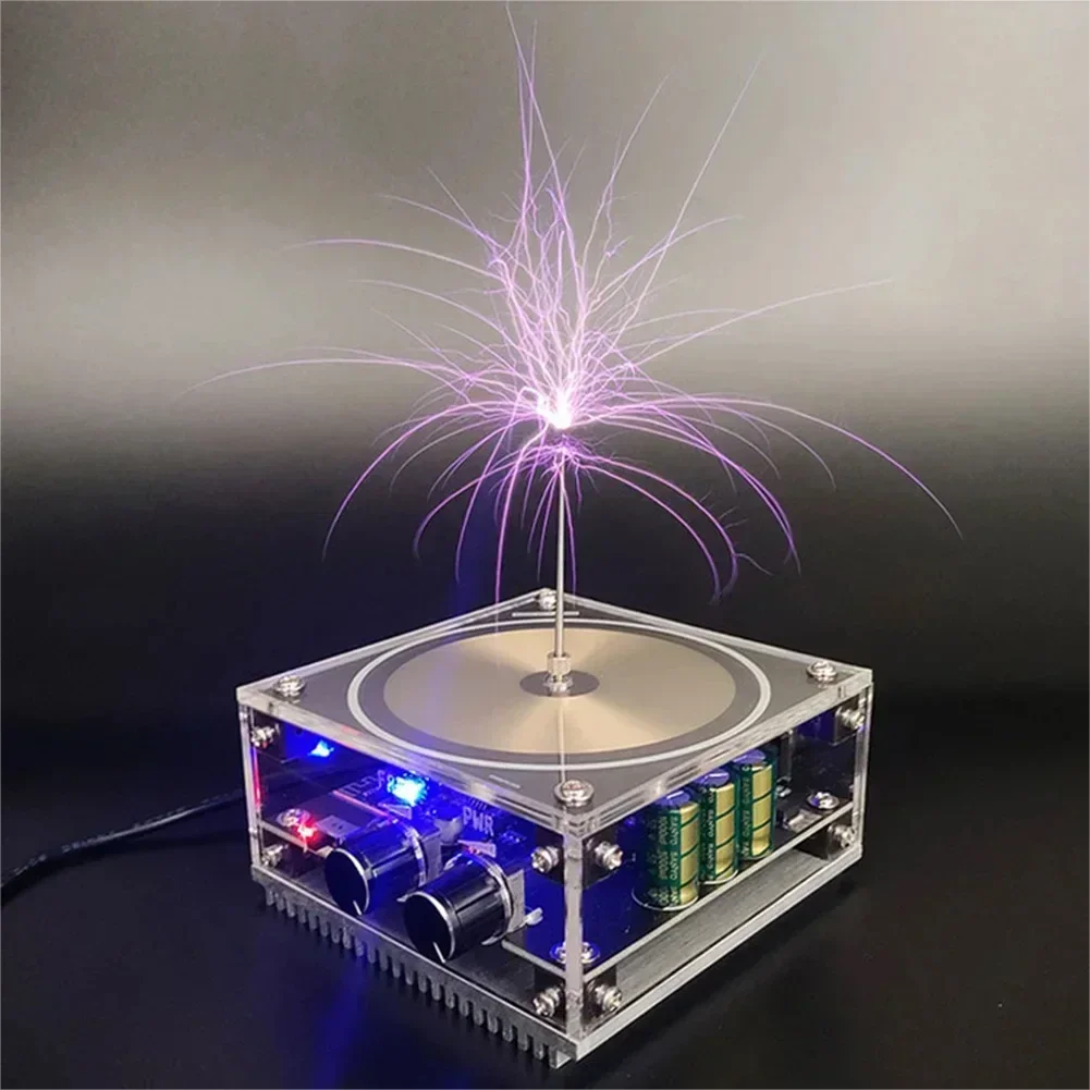 Bluetooth музыкальный Tesla Coil Arc плазменный громкоговоритель Беспроводная передача сенсорная искусственная вспышка образование игрушки для экспериментов