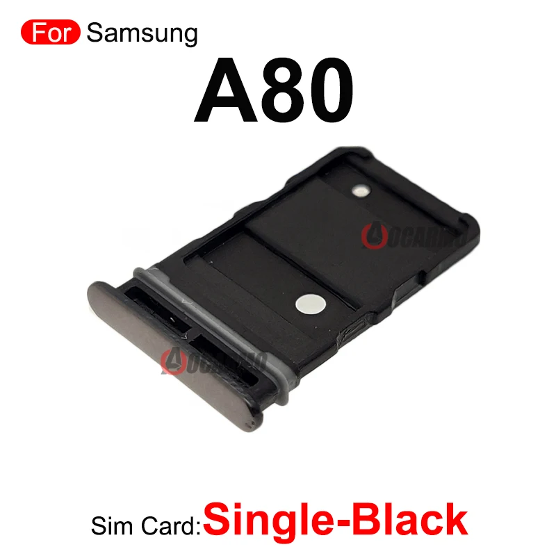 Tarjeta Sim Dual para Samsung Galaxy A80 SM-A805F bandeja Sim individual soporte MicroSD pieza de repuesto de ranura Nano