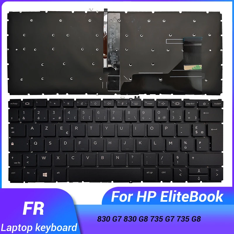 

NEW French Keyboard For HP EliteBook 830 G7 830 G8 735 G7 735 G8 Backlit