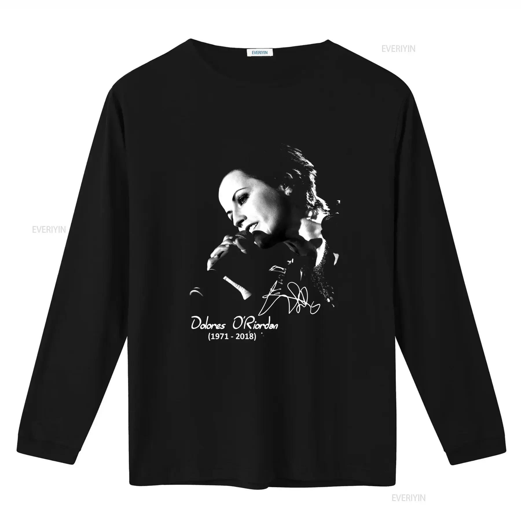 Dolores O'riordan The Cranberries Tribute Cotton Black T Shirt Commemorate Iconic Singer with This Stylish vintage Washed