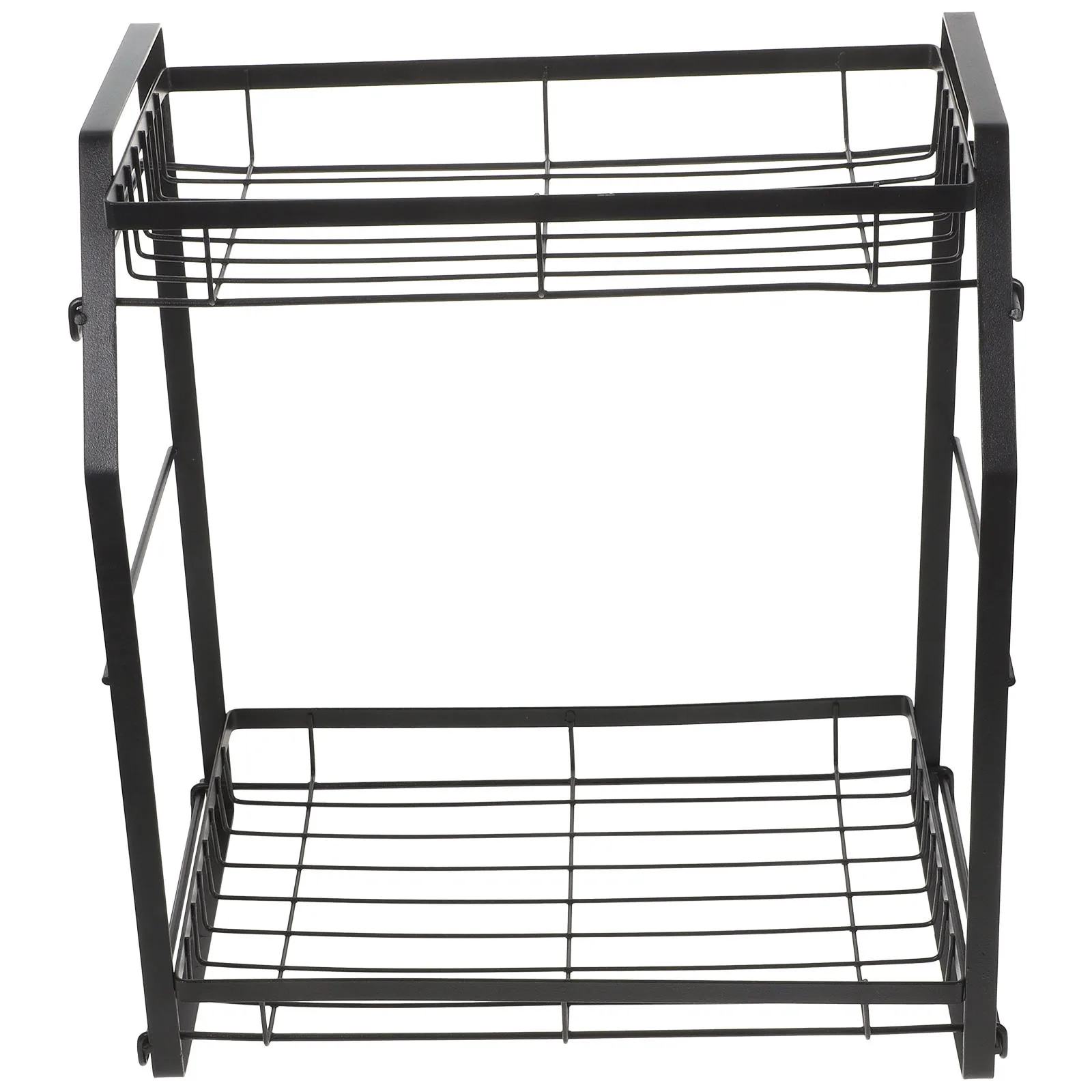 

Двухуровневая металлическая подставка-органайзер для специй на кухонную столешницу, в кладовую, на рабочий стол, полка для хранения, держатель для бутылок с приправами