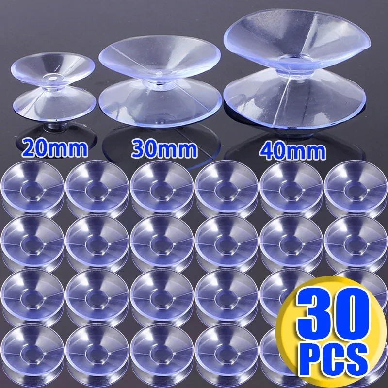 1/30pcs Double Sided Suction Cups Transparent Non-slip Sucker Pad For Glass Table Spacers Household Kicthen Bathroom Accessories