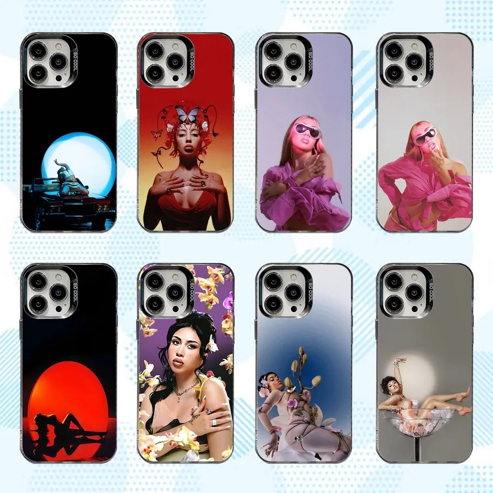 

K-Kali Rush Uchis Singer Phone Case For iPhone 16,15,14,13,12,11,Mini,Pro,SE,MAX White Matte Shockproof Cover