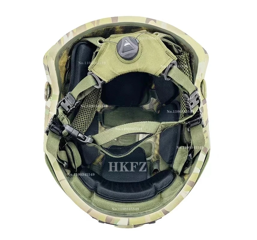 Kevlar Balístico Camuflagem Capacete, Capacete à prova de balas, Wendy\'s Suspension Liner, NIJ IIIA Classe, FAST, MC