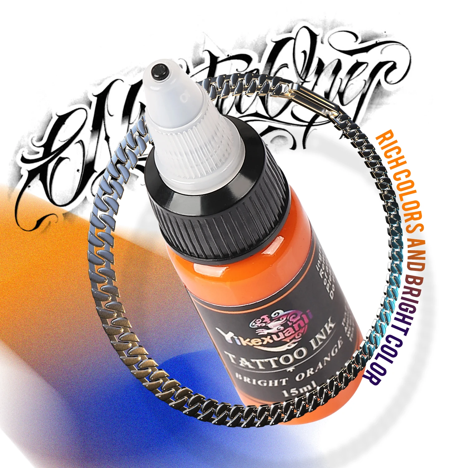 16colors (15ml)Tattoo Ink Pigment With Box Body Art Tattoo Kits Beauty Paints Makeup Tattoo Supplies Semi-permanent gift - Image 5