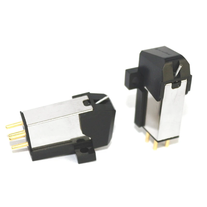 Moving Magnetic Cartridge LP Turntable Phonograph Half-drilled Cone Stylus Accessories