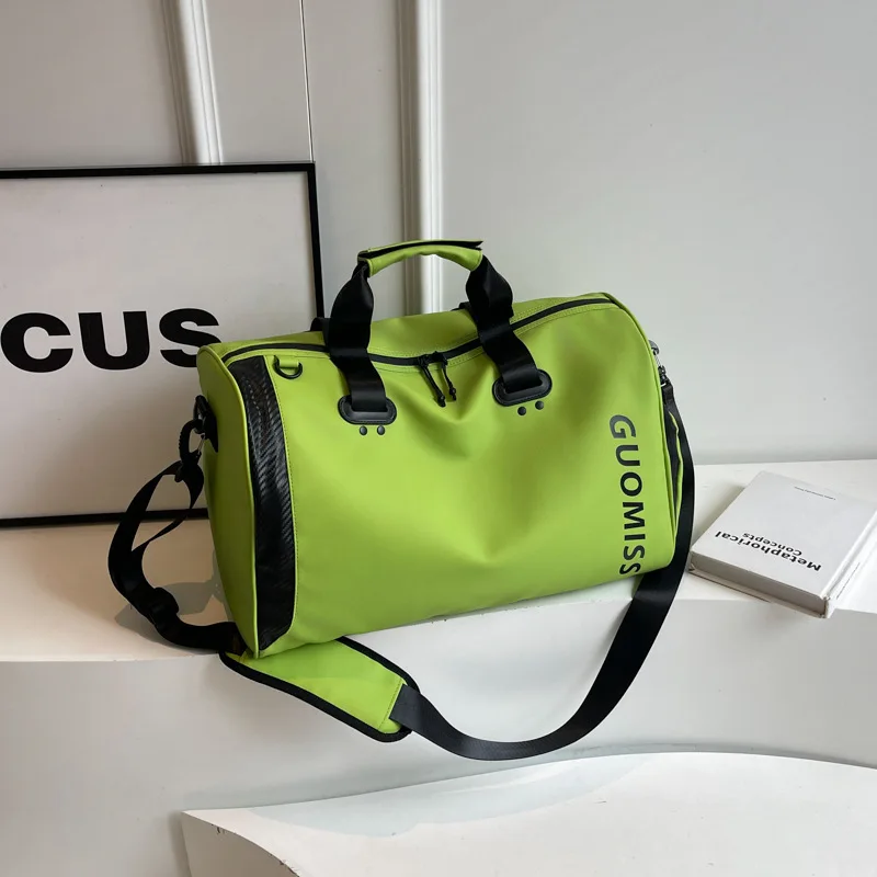 2026 Travel Bag Dry Wet Seperation Sporting Garment Bag Unisex Foldable Handheld Single Shoulder Hanging Travel Bags Gym Handbag