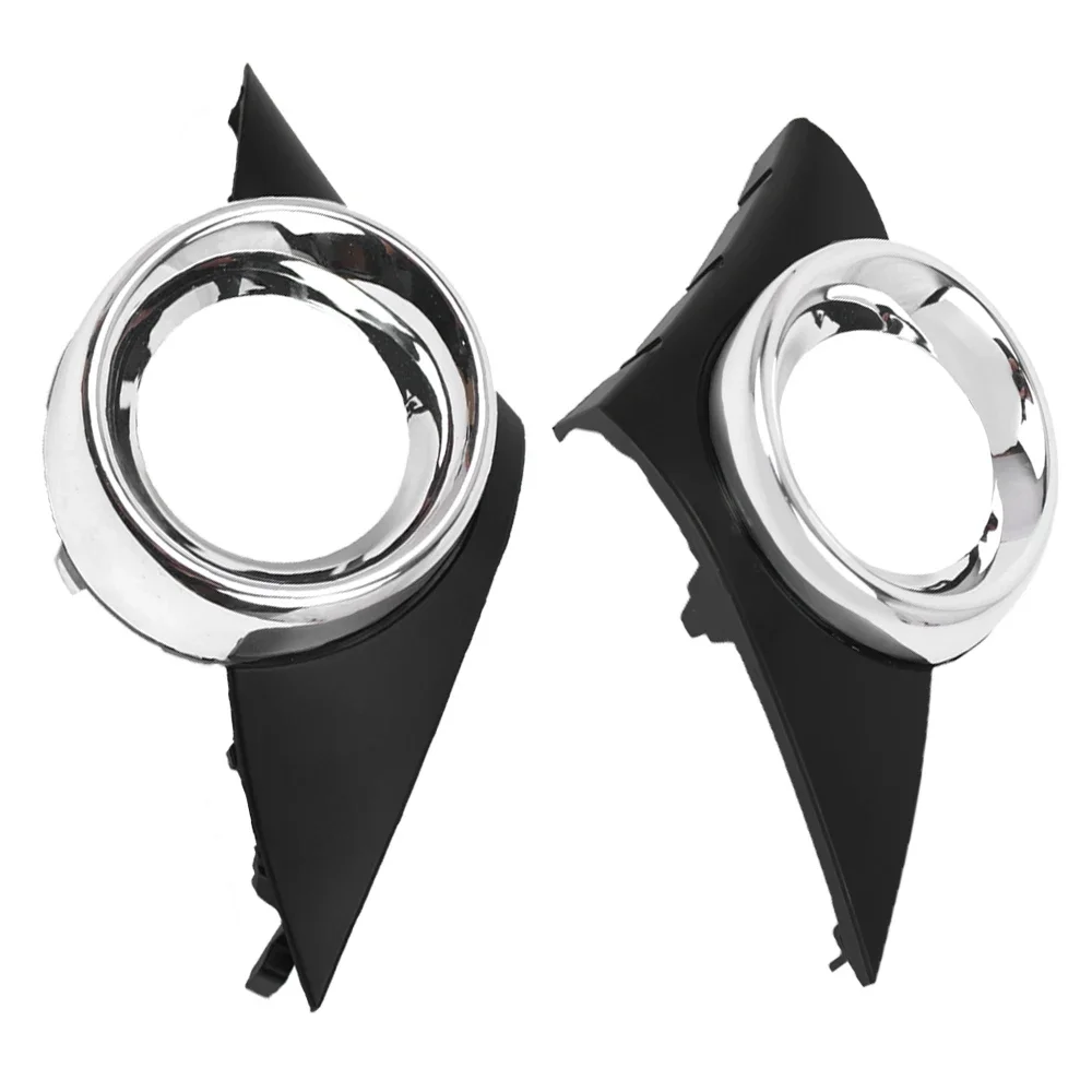 Car Front Fog Light Cover Chrome Foglights Frame Grill Auto Accessories for Peugeot 207 Sport 2006 2007 2008 2009 7452HW