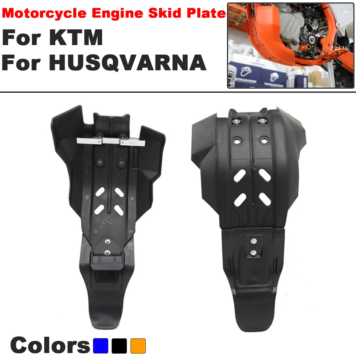 

Motorcycle Engine Frame Protection Guard Cover For KTM XCF SXF EXC 250 300 350 2016-2023 Dirt Pit Bike Skid Plate 2 4 Stoke