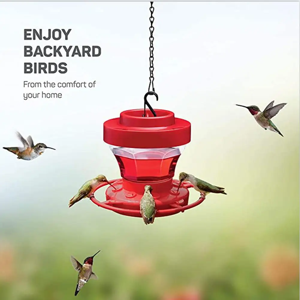 YOUZI Detachable Humming Bird Feeder With 8 Feeding Ports Large Capacity Water Feeding Device With Hooks