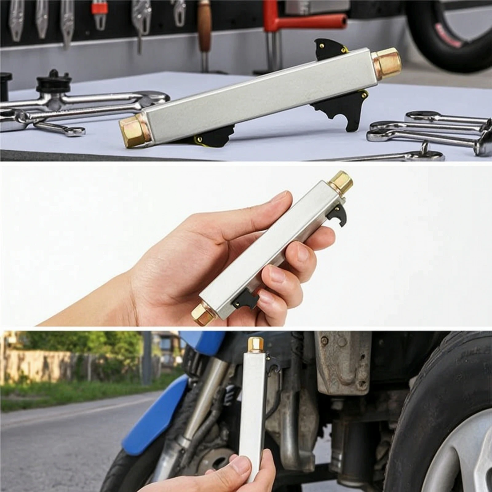 Motorcycle Shock Spring Compressor Controlled Motorcycle Spring Compressor Sturdy Corrosion Resistant for DIY Mechanics