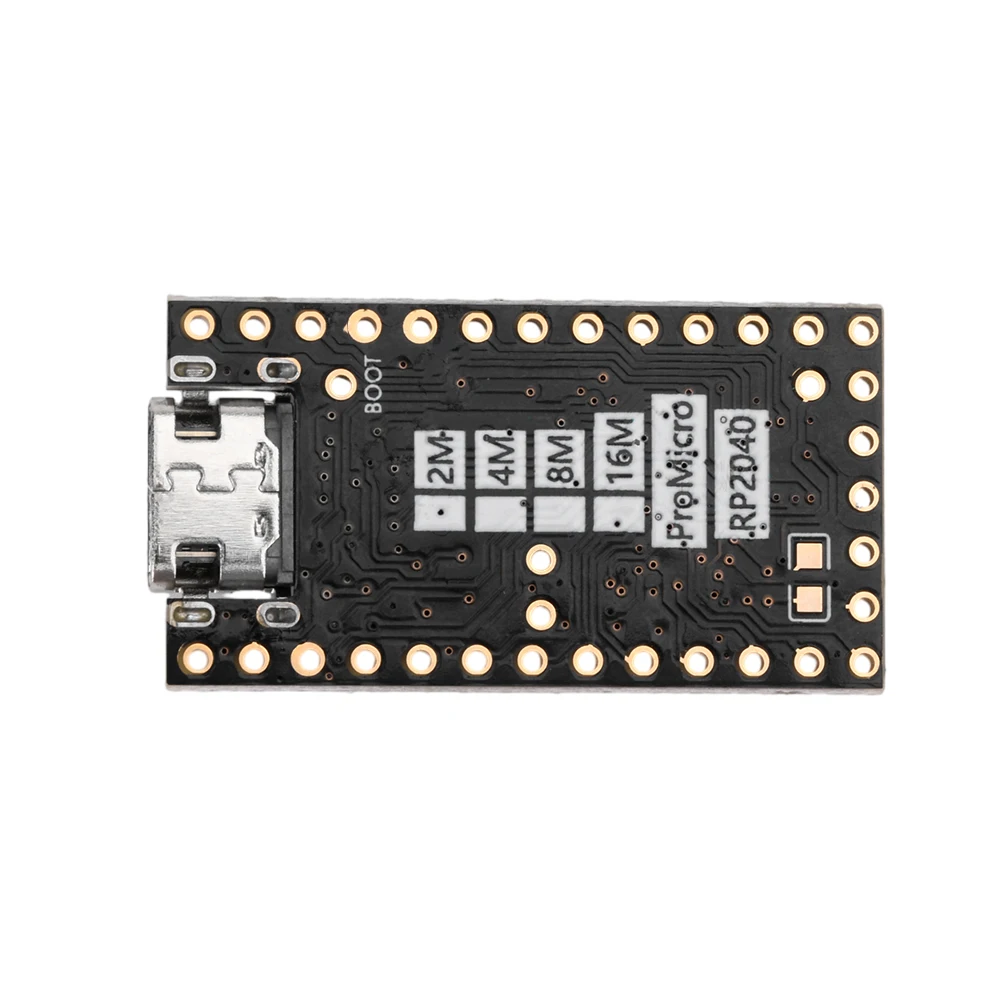 Pro Micro RP2040 Mini Development Board Dual Core Development Board Supports Raspberry Pi Pico, MicroPython 4MB/16MB Type-C