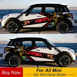 Body Side Union Jack Car Door Side Decal Sticker for MINI Cooper F54 F55 F56 F60 R55 R56 R60 Countryman Car Styling Accessories