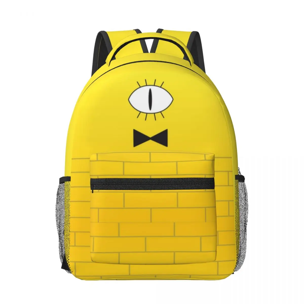 Bill Cipher - Flat Backpack for Men Women Fashion Student Business Daypack College Shoulder Bag 17in