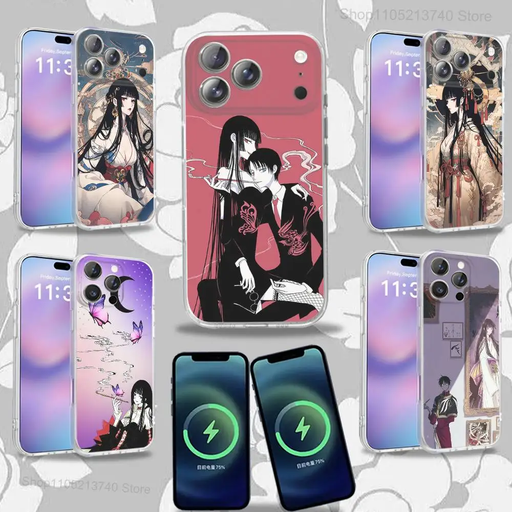 H-HOLiC-es COOL Frosted Phone Case para iPhone 17,12,11,14,13,15,16,Plus,Air,Pro,Max,E,Mini para MagSafe Magnético