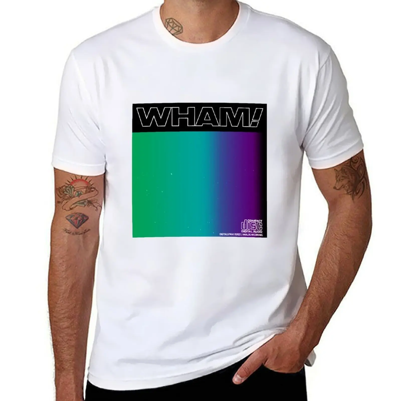 

WHAM! - Music From The Edge of Heaven T-Shirt g man t shirts for men t shirt man plain T-Shirt