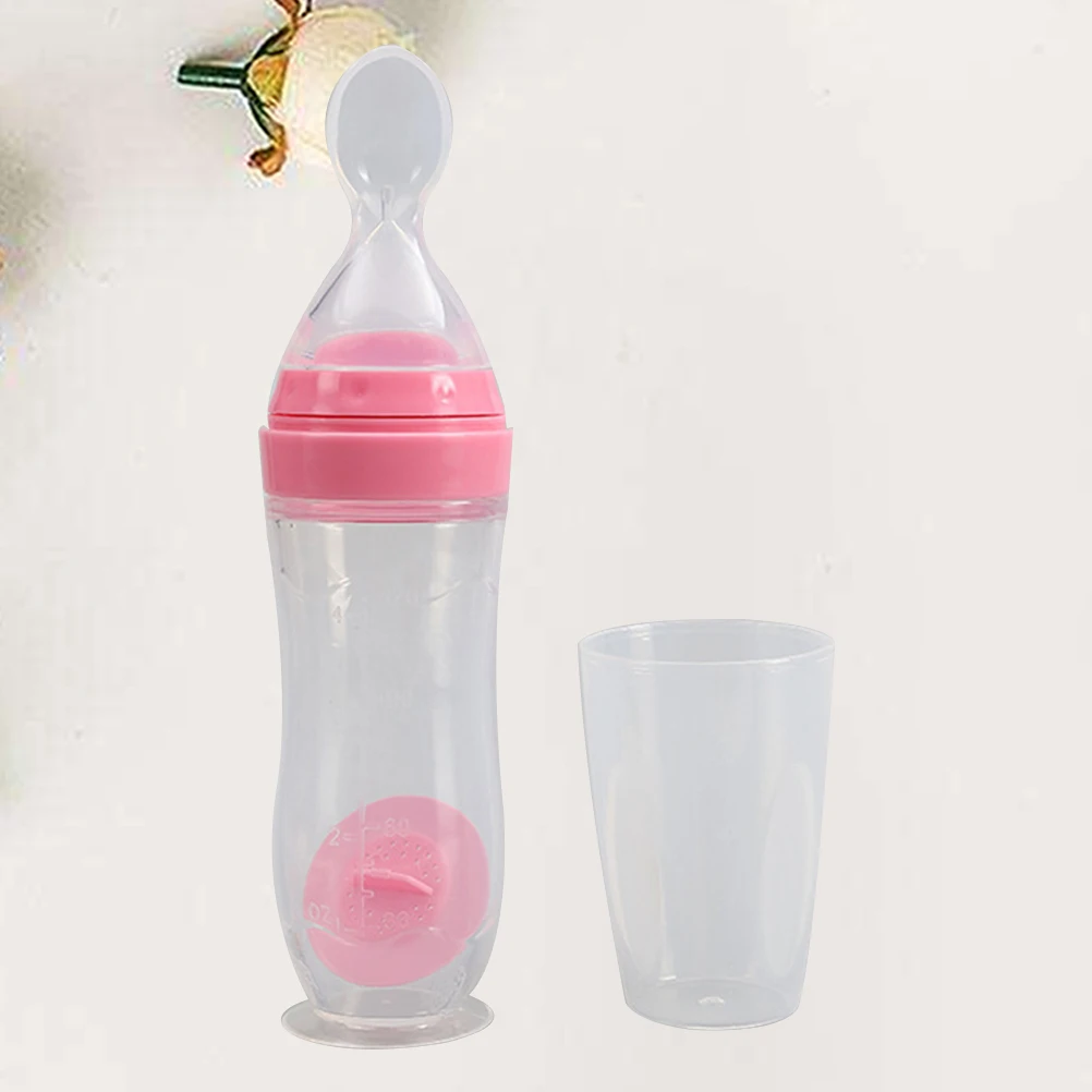 

120ML Silicone Baby Feeder Easy Squeeze Food Tool for Puree Rice Paste Mother Assistant Squeezing Bottle Feeding Bottle