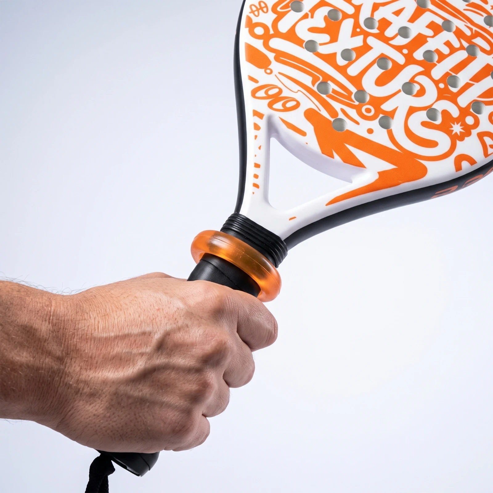 Paddle Tennis Racket with Wrist Strap Lightweight Paddle Tennis Racket Sweat-Resistant Sturdy for Beginners, Outdoor Play, Park 6